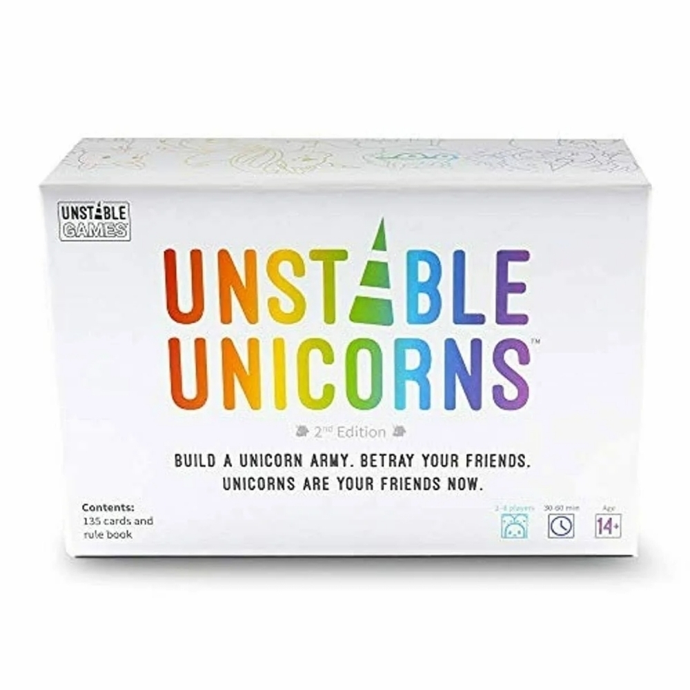 New Card Game, Unstable Unicorns 2nd Edit. SEALED, NEW!